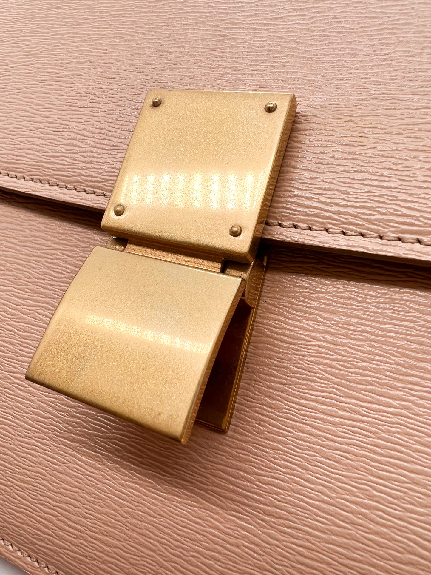 CELINE MEDIUM CLASSIC IN LIEGE LEATHER