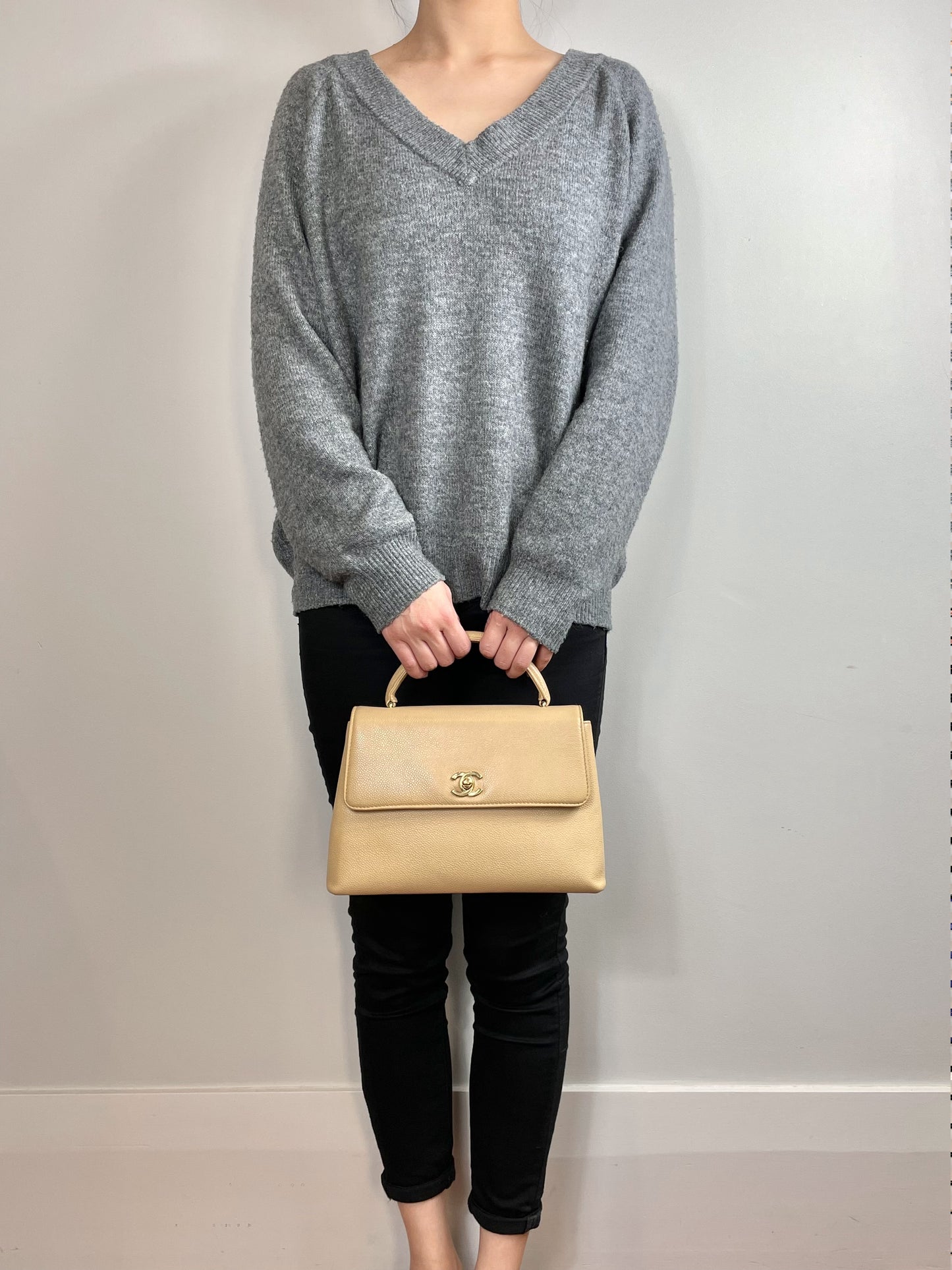 CHANEL DARK BEIGE KELLY