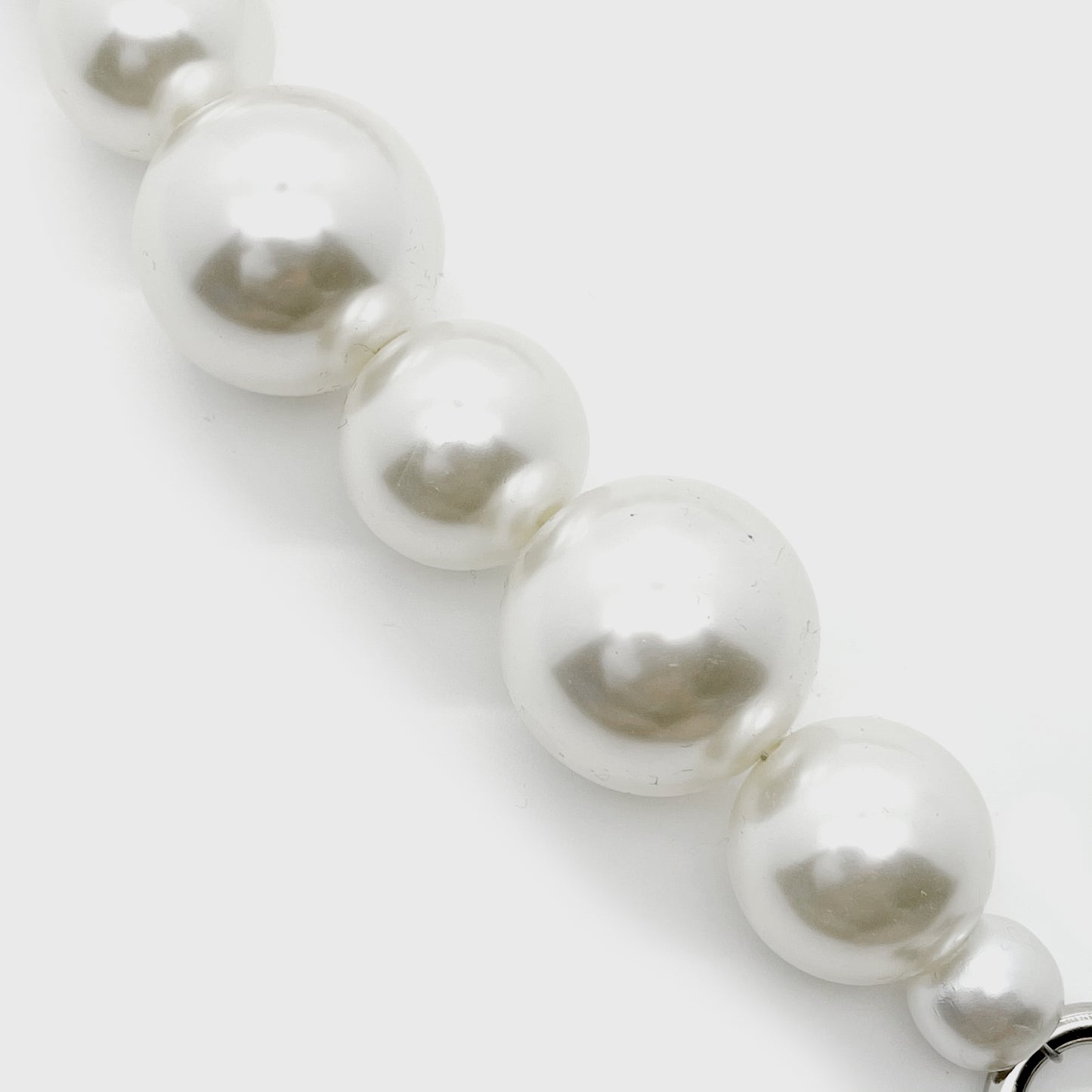 Top handle strap with Large Pearls (38cm)