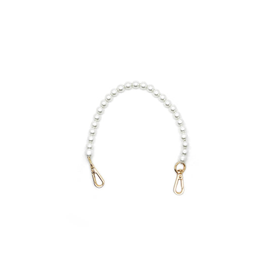 Top Handle Strap with Small Pearls - 32cm