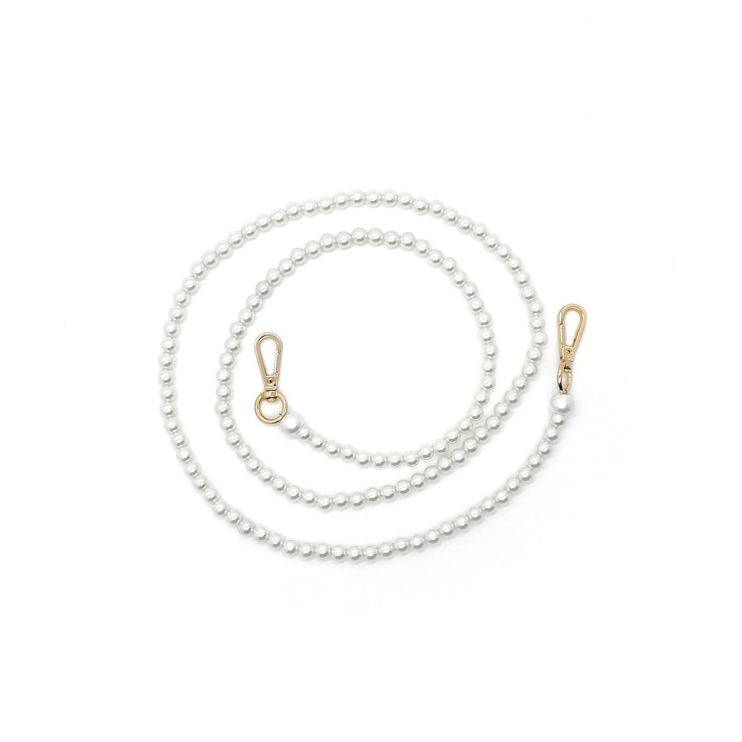 Pearl strap - 110cm (crossbody strap length) - small pearls