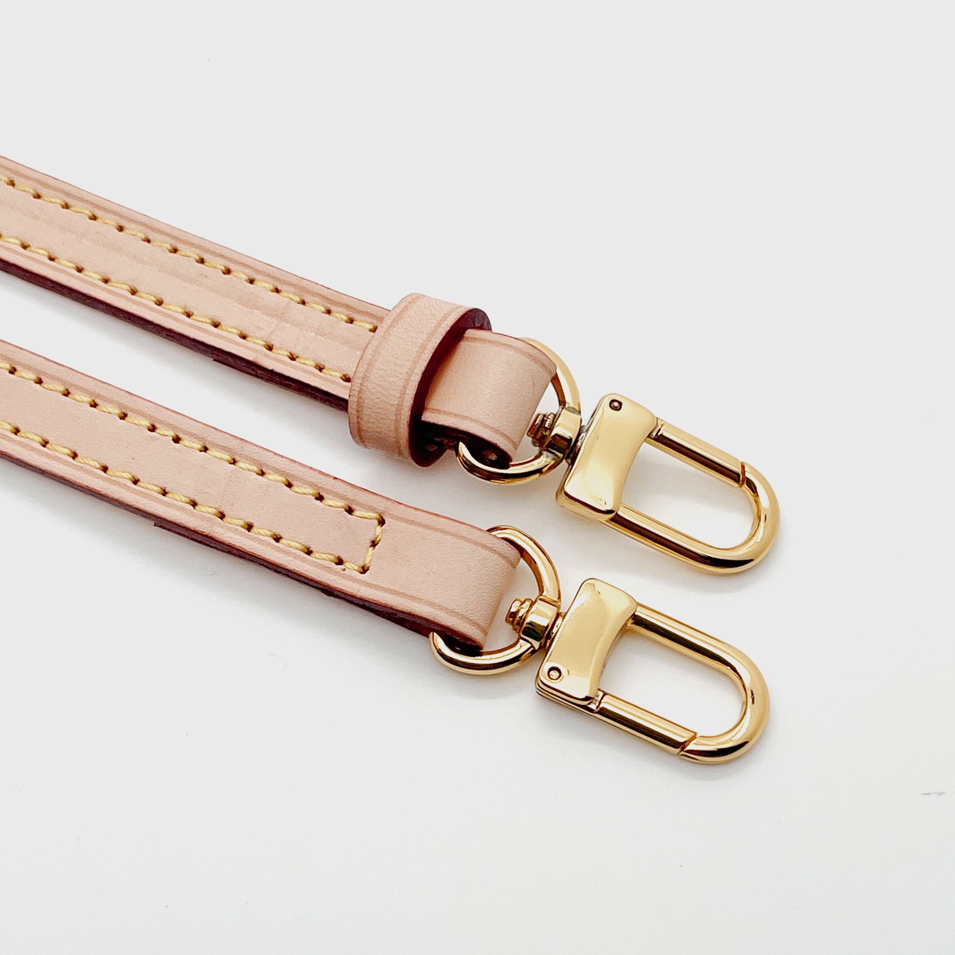 Adjustable Leather Strap in vachetta leather - 1.1cm wide