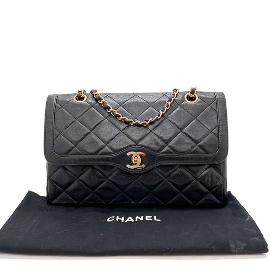 CHANEL VINTAGE PARIS SPECIAL EDITION FLAP BAG