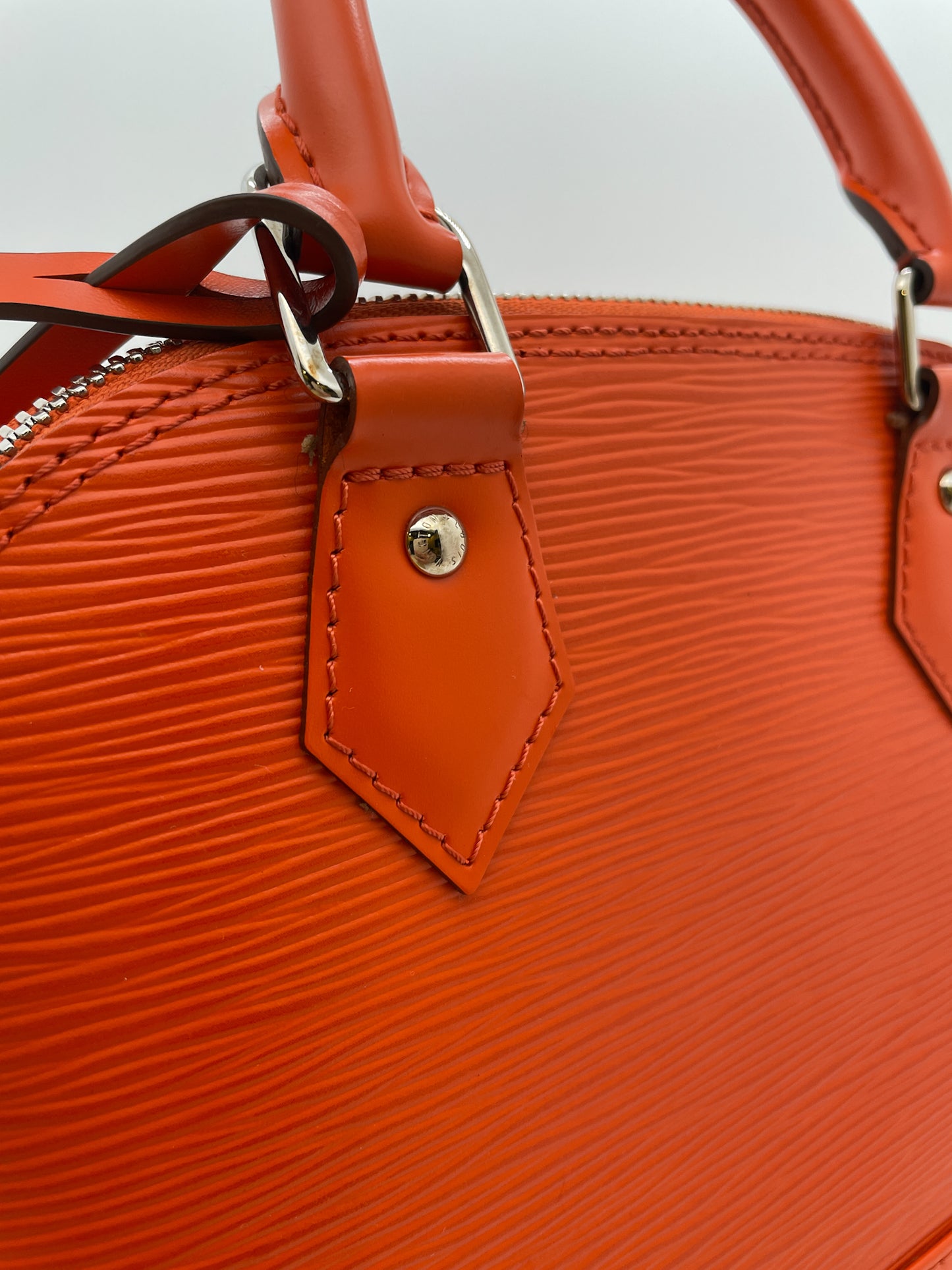 LOUIS VUITTON ALMA BB ORANGE EPI LEATHER