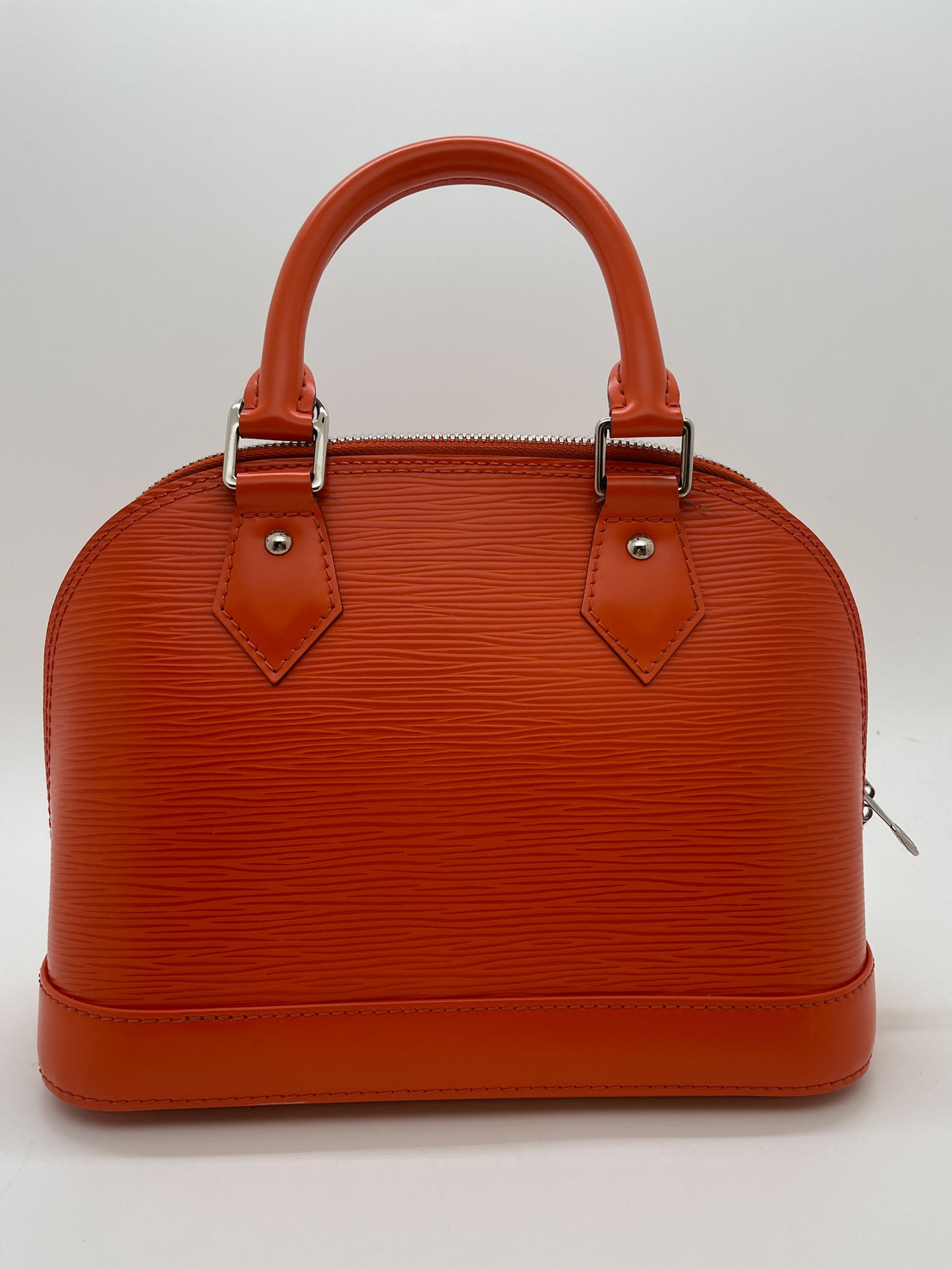 LOUIS VUITTON ALMA BB ORANGE EPI LEATHER