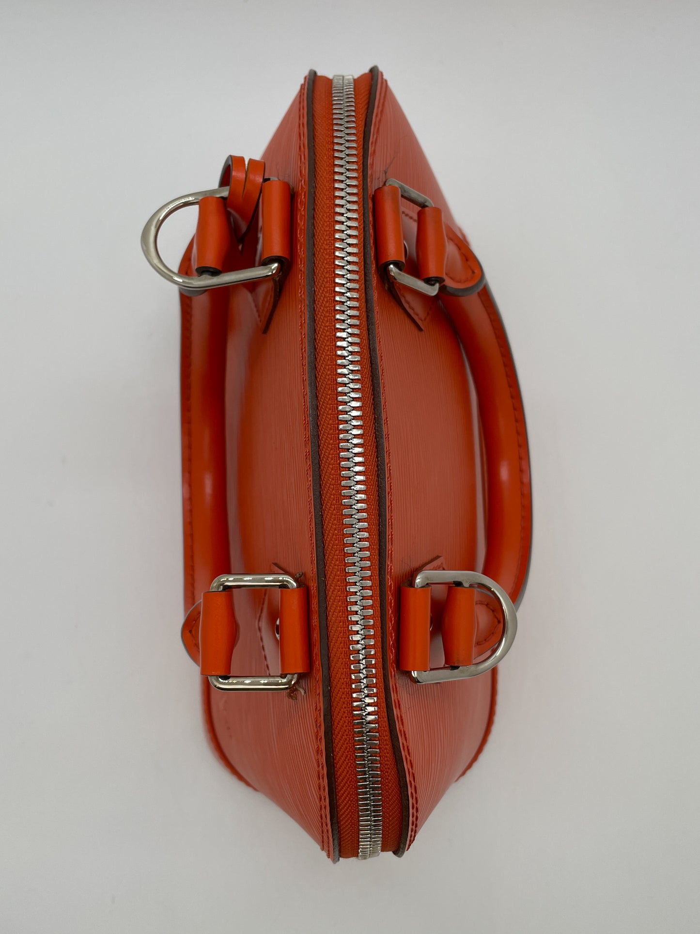 LOUIS VUITTON ALMA BB ORANGE EPI LEATHER