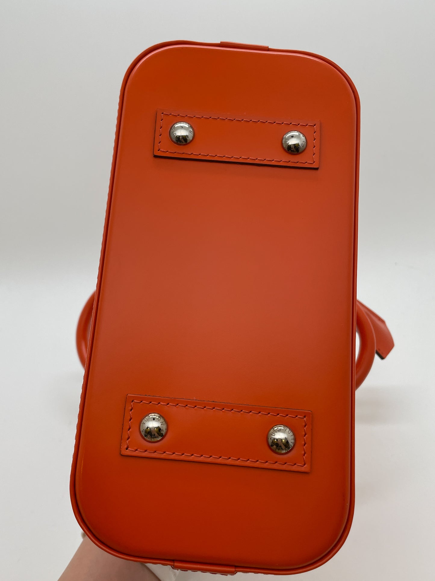 LOUIS VUITTON ALMA BB ORANGE EPI LEATHER