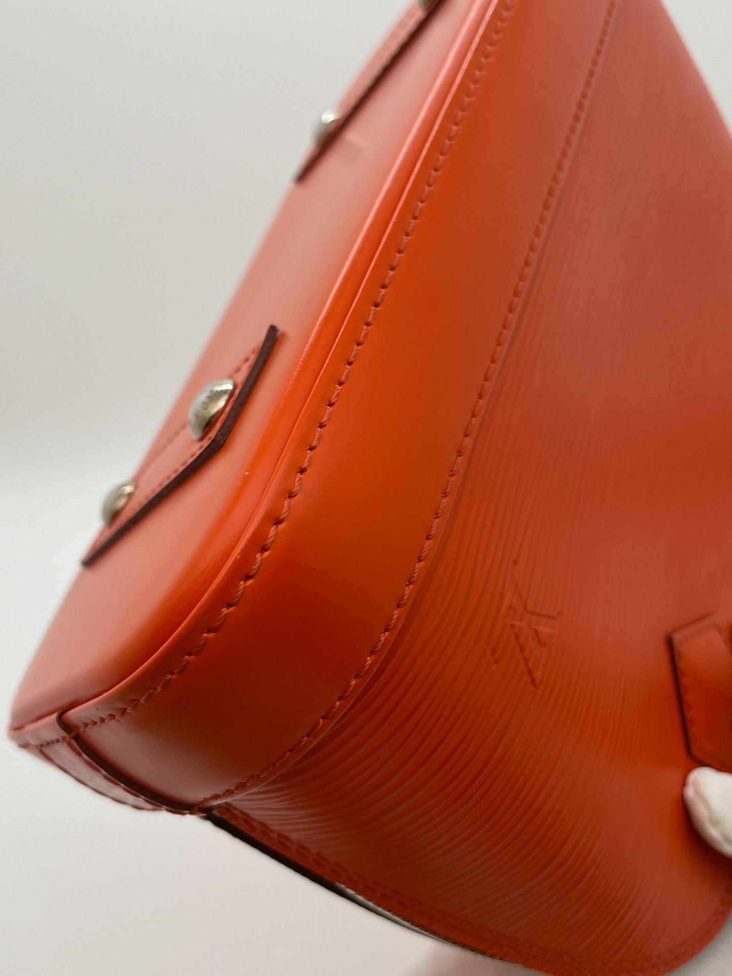 LOUIS VUITTON ALMA BB ORANGE EPI LEATHER