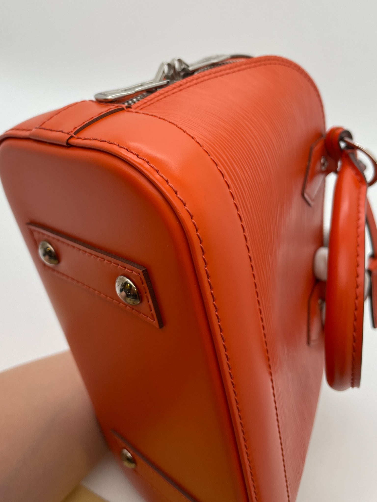 LOUIS VUITTON ALMA BB ORANGE EPI LEATHER – Bagaholic Co