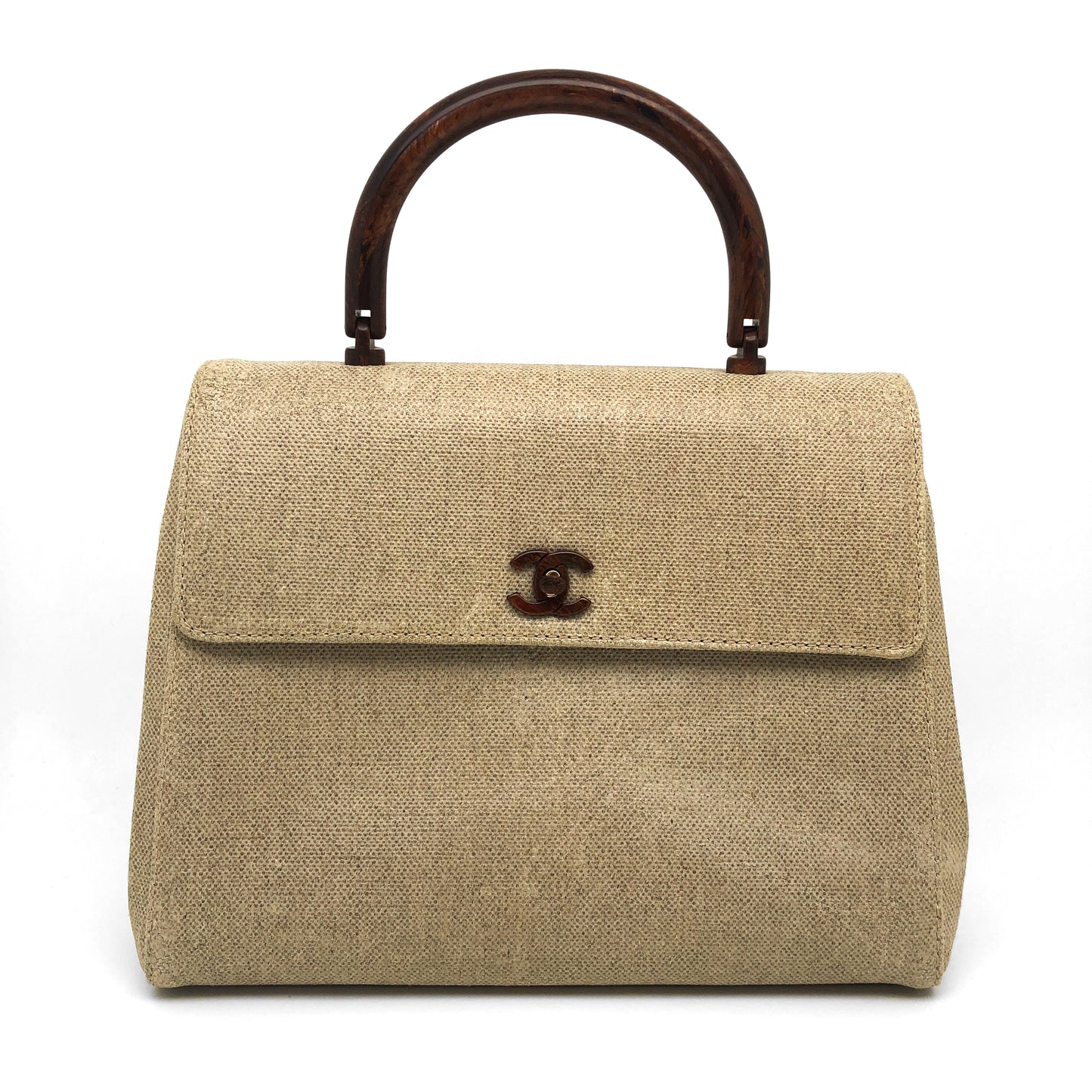 CHANEL COATED CANVAS KELLY