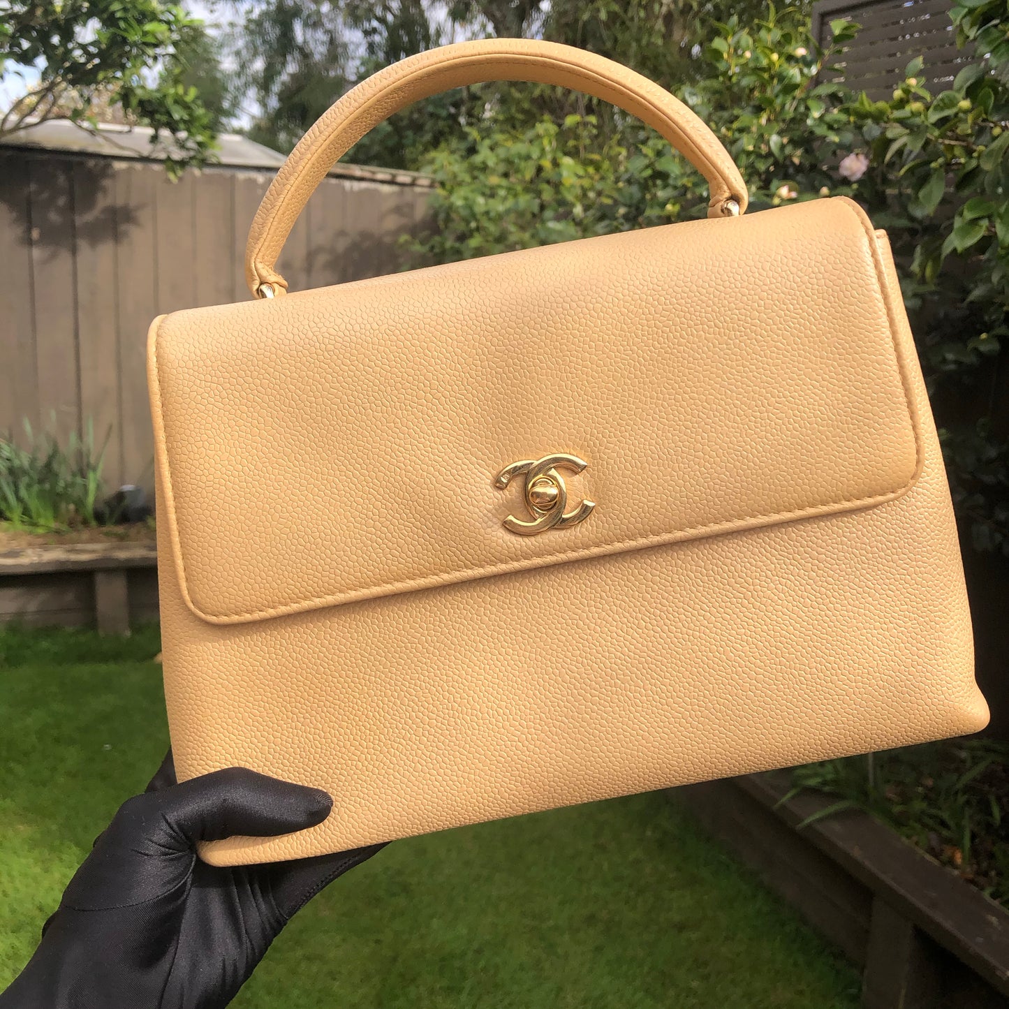 CHANEL DARK BEIGE KELLY
